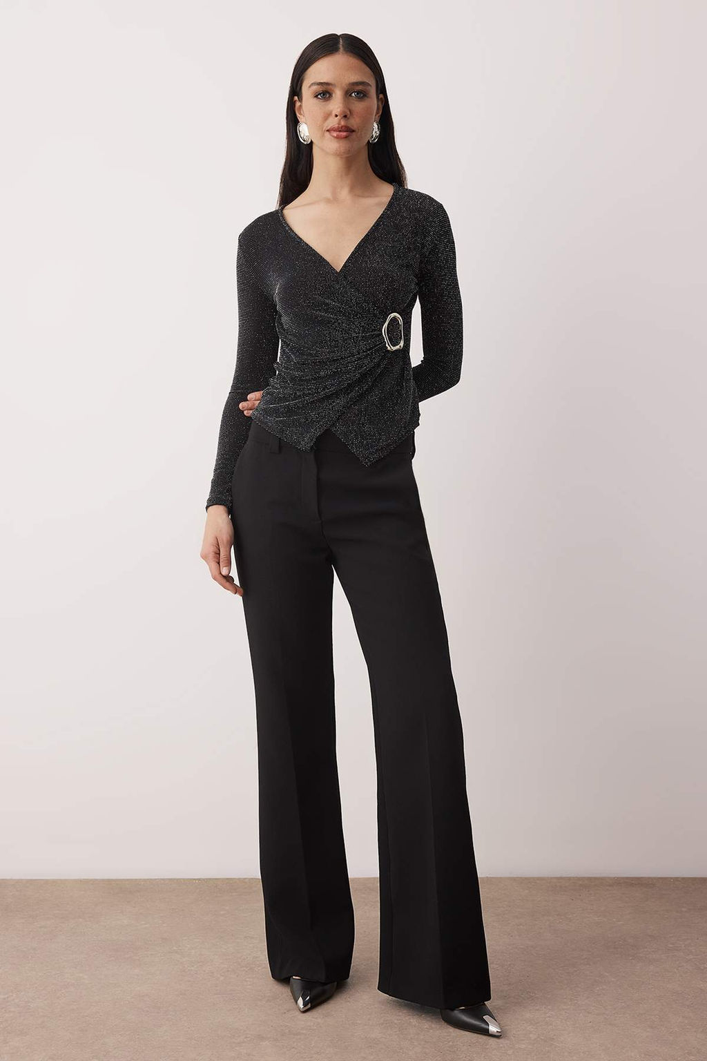 Gumus Simli Orme Gumus Aksesuarl? Bluz TPRAW26BZ00072 - Trendyolmilla фото 2