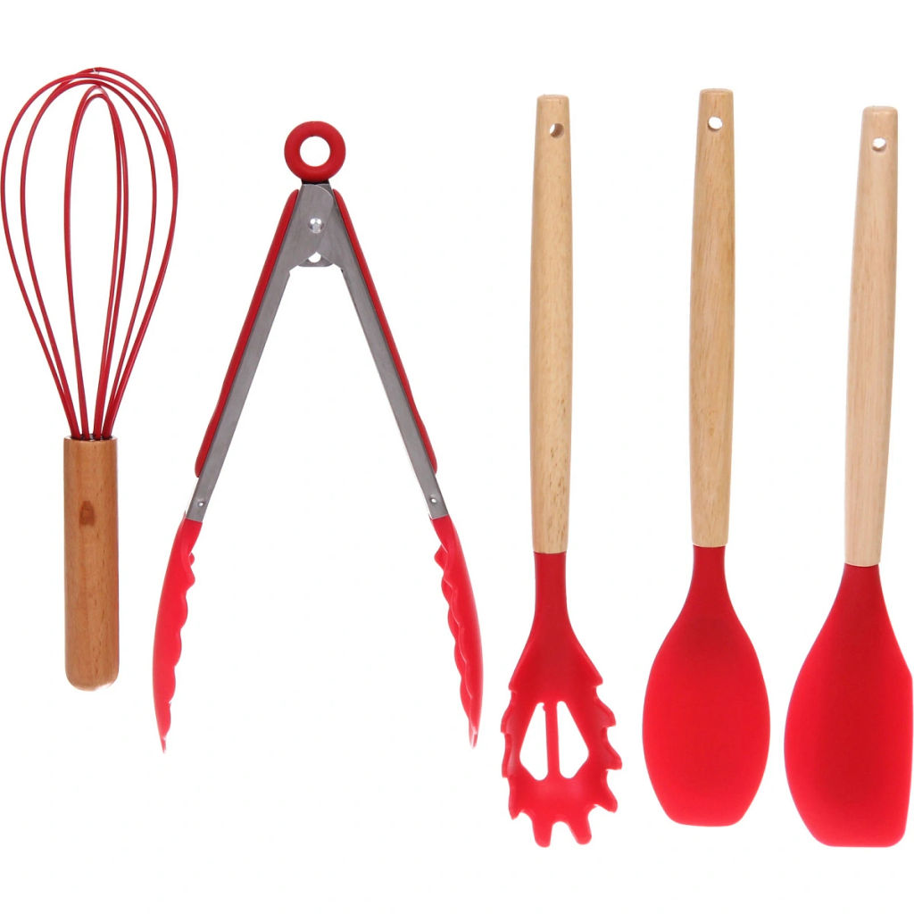 Набор кухонных принадлежностей 12шт "Felicita" красный