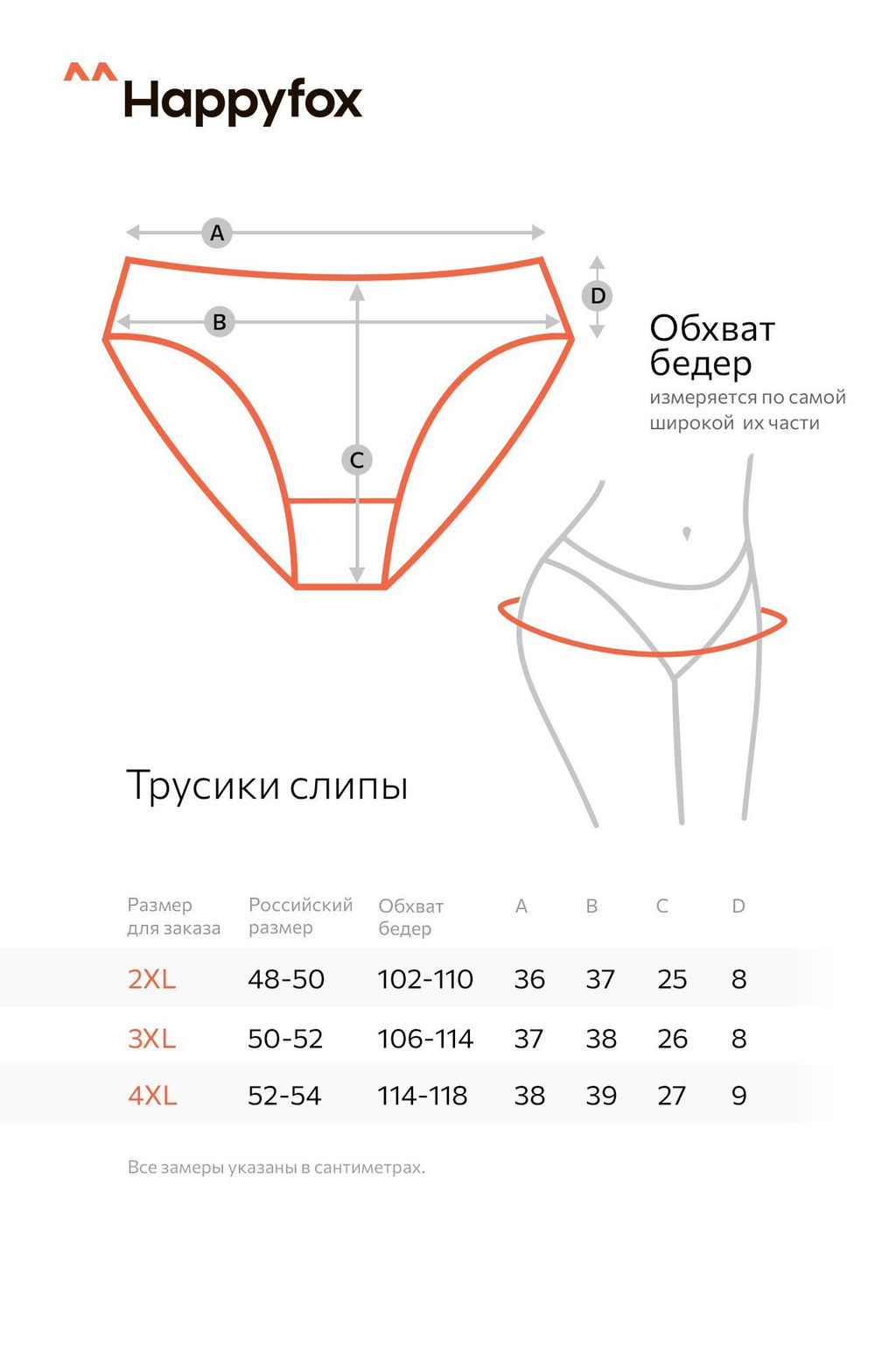 Женские трусы-слипы Happy Fox  фото 2