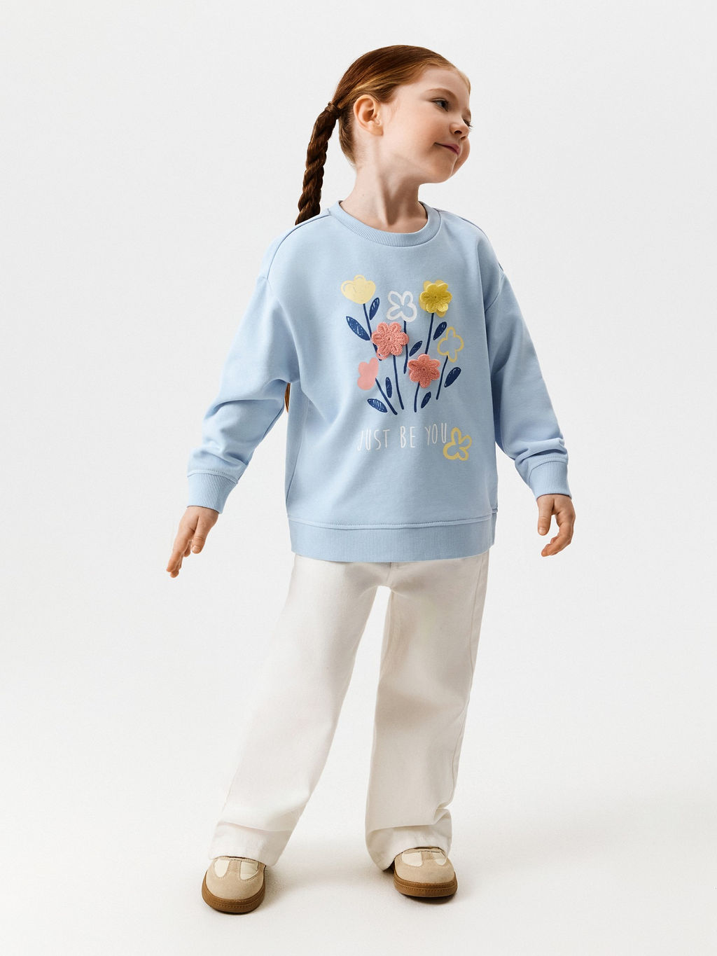 ACOOLA / Джемпер детский для девочек Ksilofon голубой фото 8