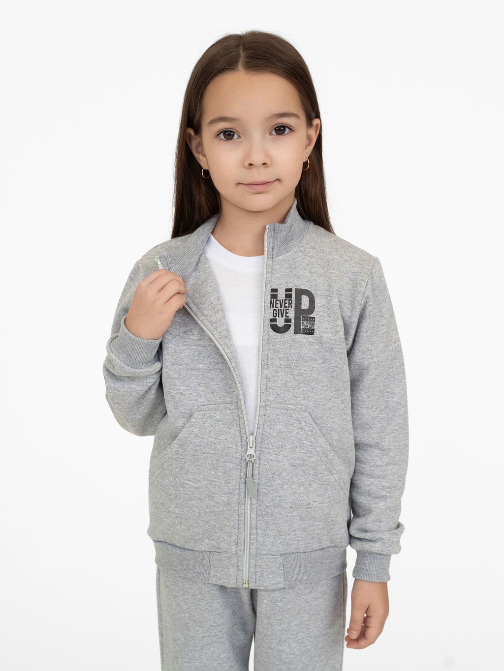 Костюм детский меланж "не сдавайся" (128)