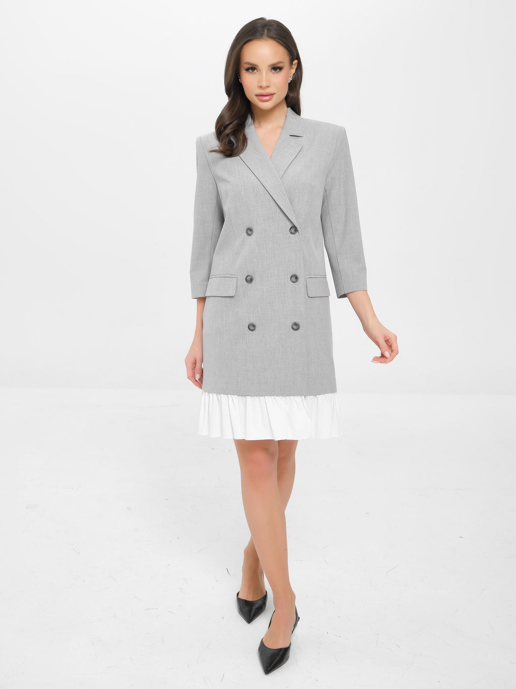 Платье с оборкой - Marchello marchellini фото 3