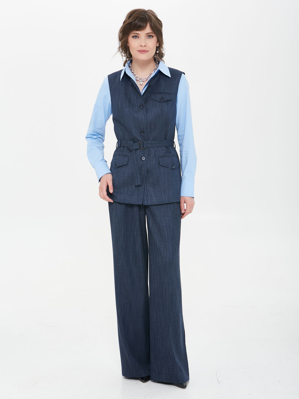 Блузка полуприлегающего силуэта - Stilla фото 5