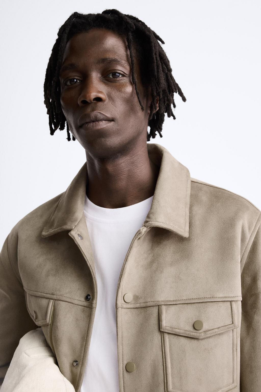 FAUX SUEDE JACKET - Zara фото 7