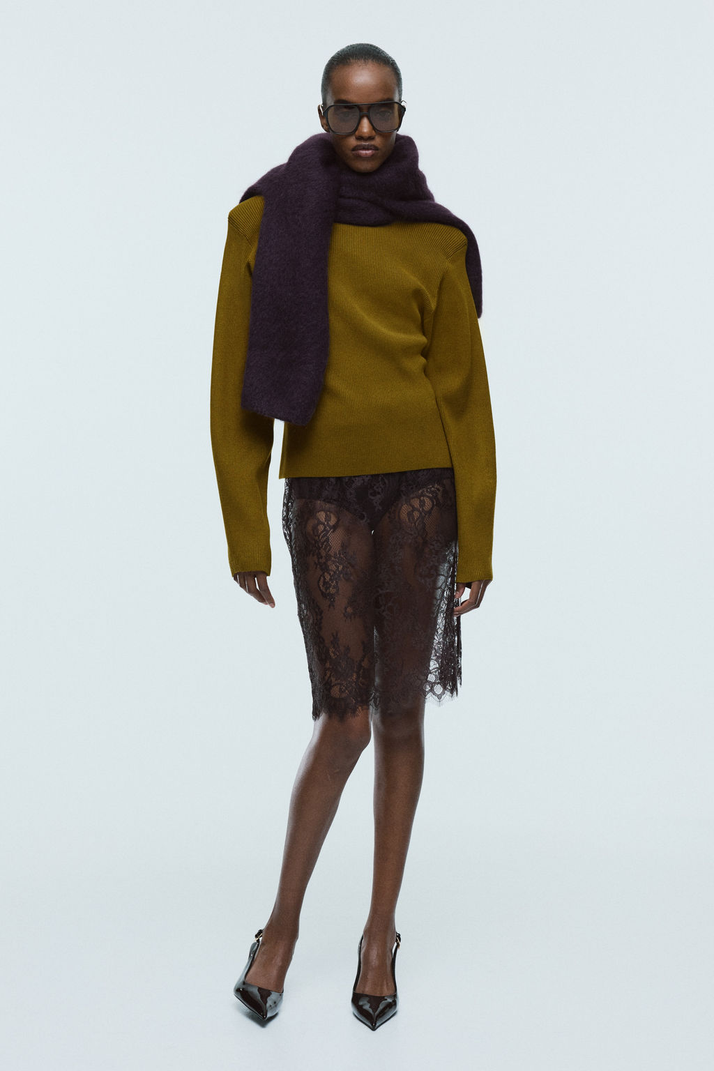 Top en punto de canal? con hombreras - H&m фото 2