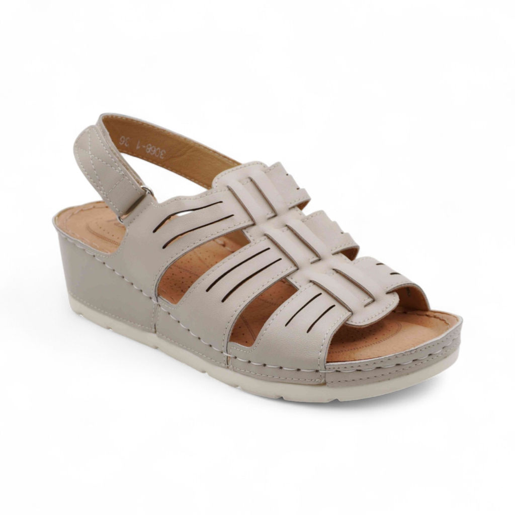 Босоножки 3068-1 бежевые