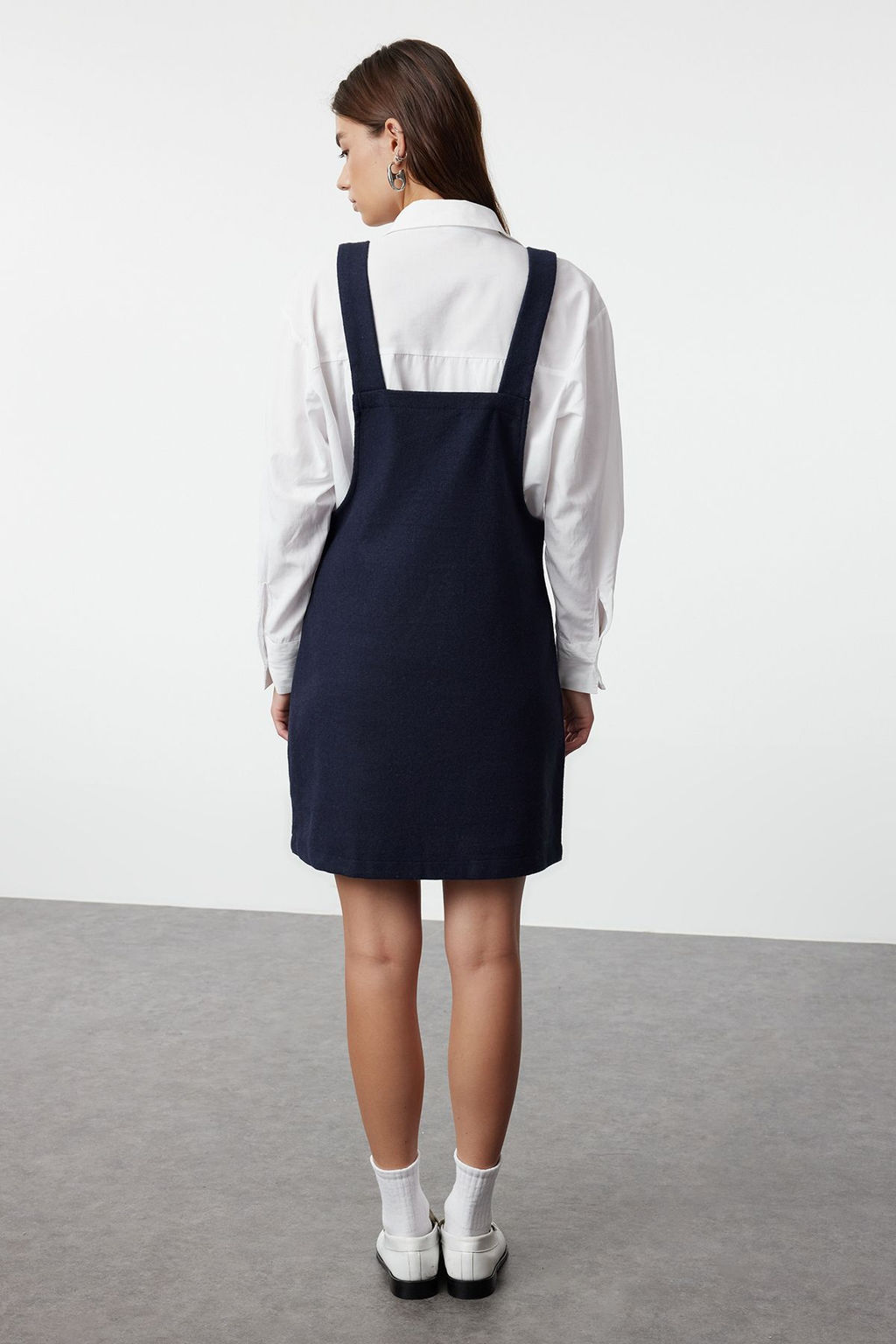 Indigo Mini Jile Dokuma Elbise TWOAW20EL2134