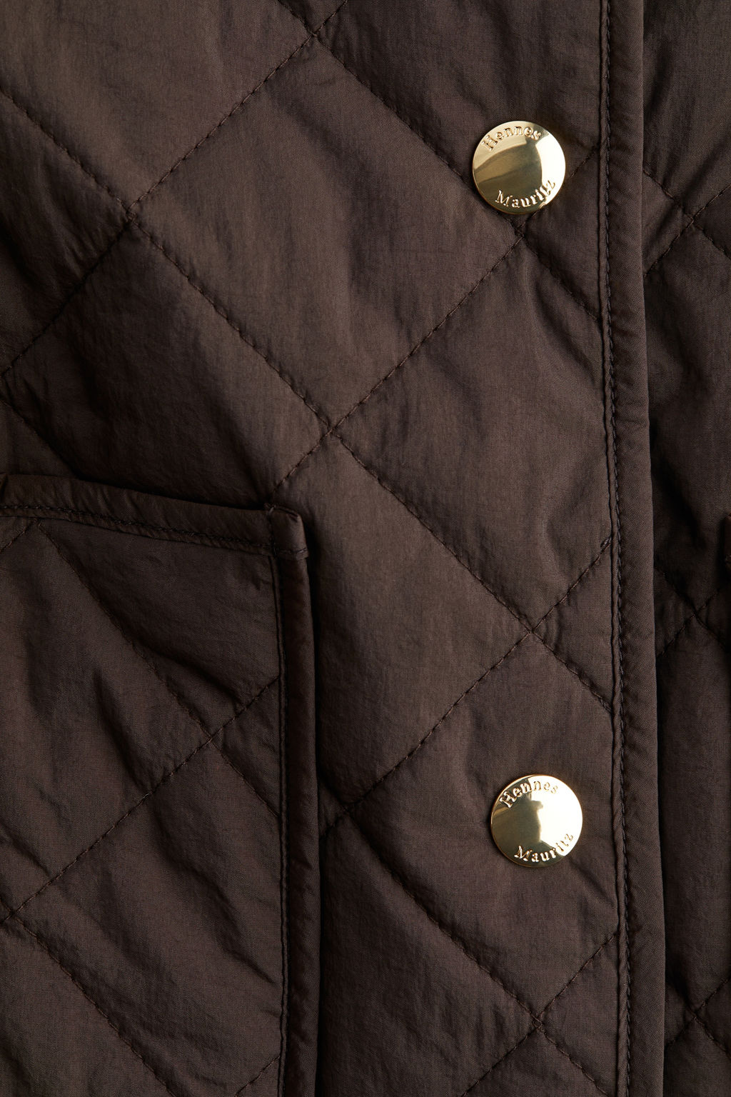 Chaqueta guateada con cuello de pana - H&m фото 6