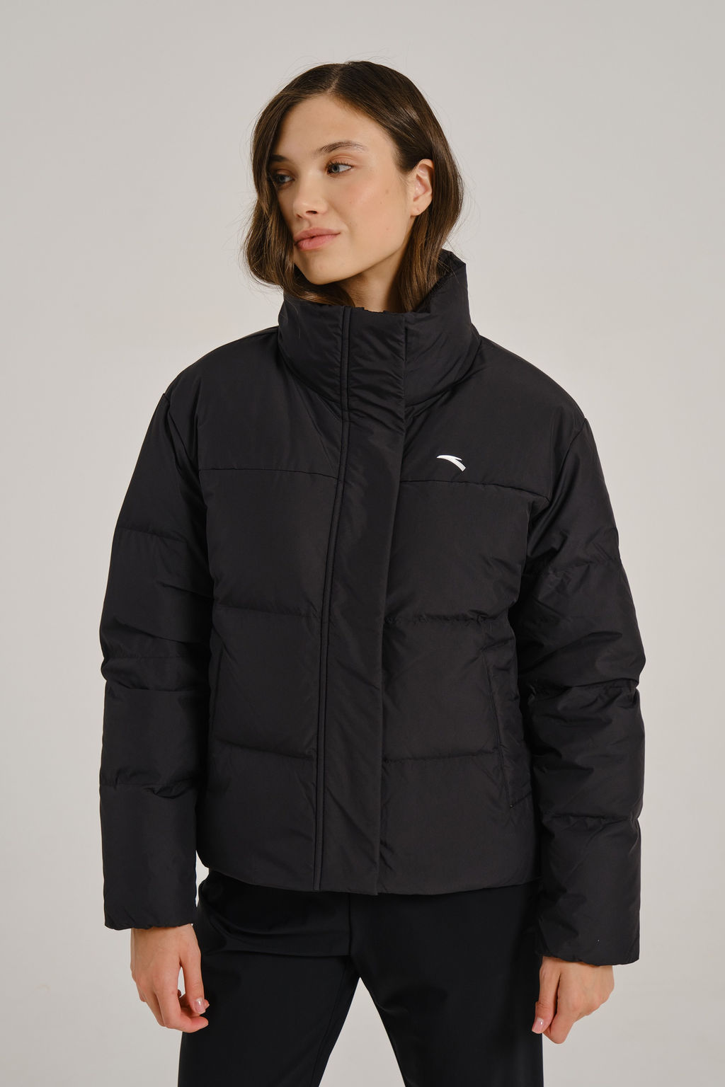 Пуховик короткий Черный TRN Down Jacket - Anta фото 6