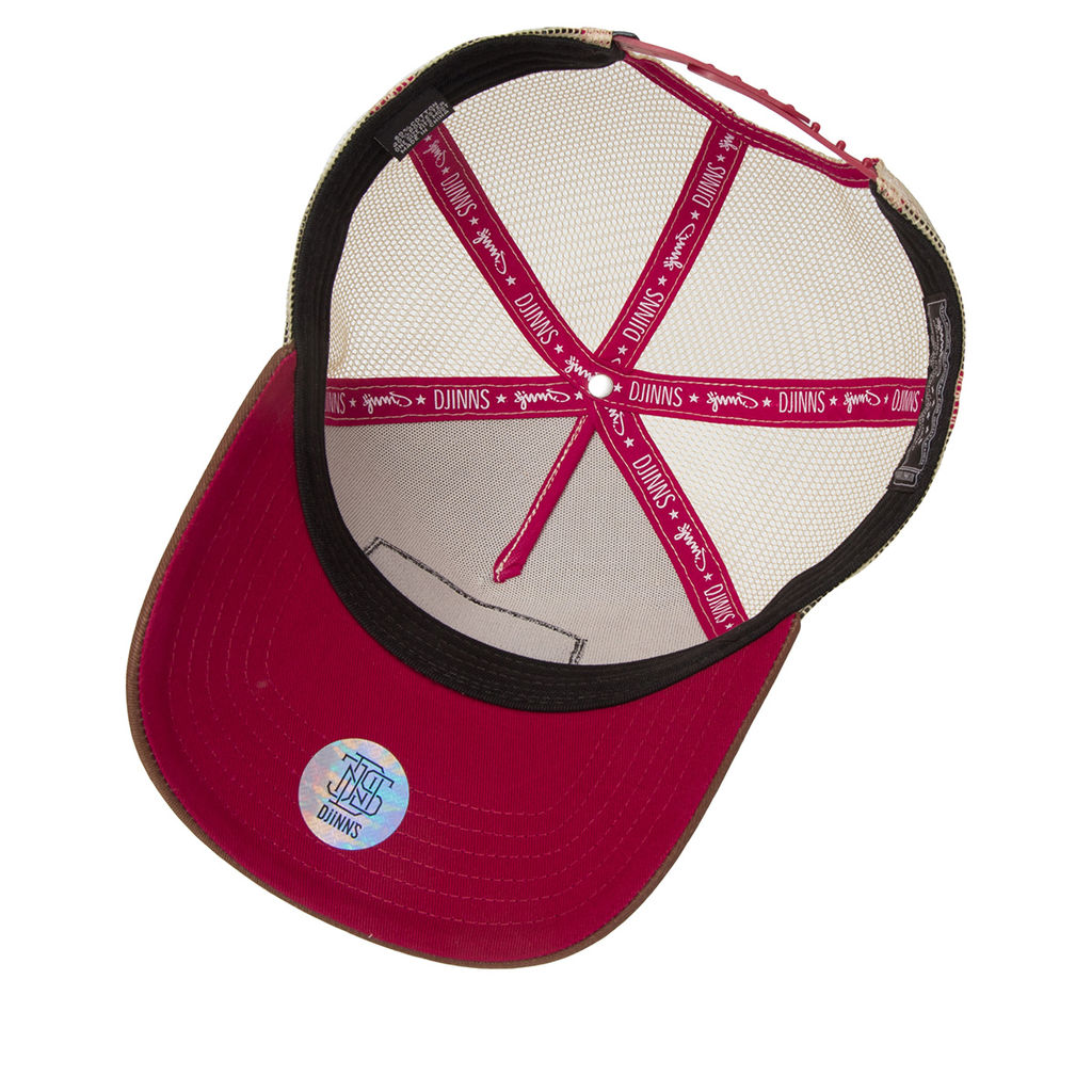 Бейсболка DJINNS арт. HFT Djinns Ramen (коричневый / белый)  фото 2