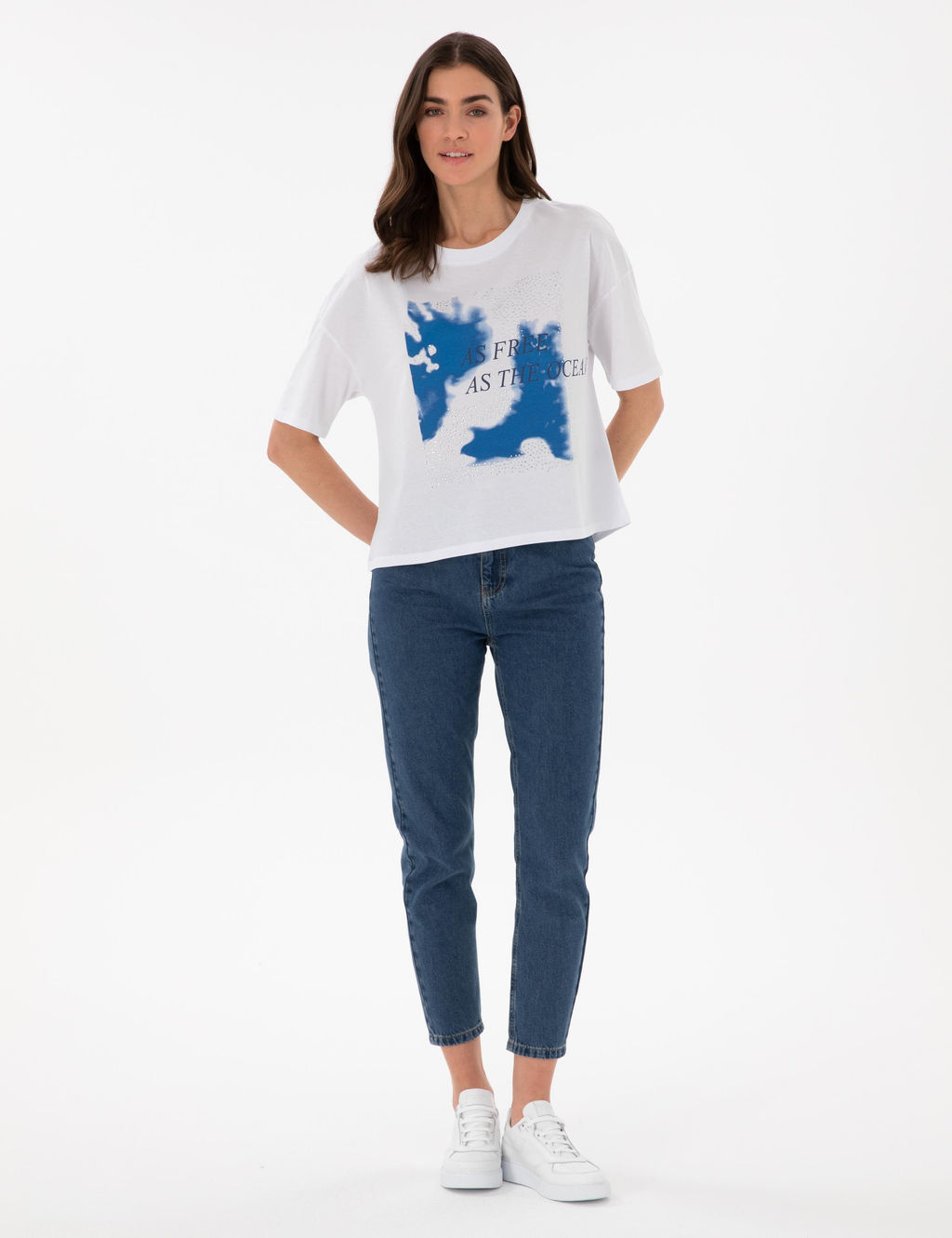 Beyaz Comfort Fit Ti__rt - Pierre cardin фото 4