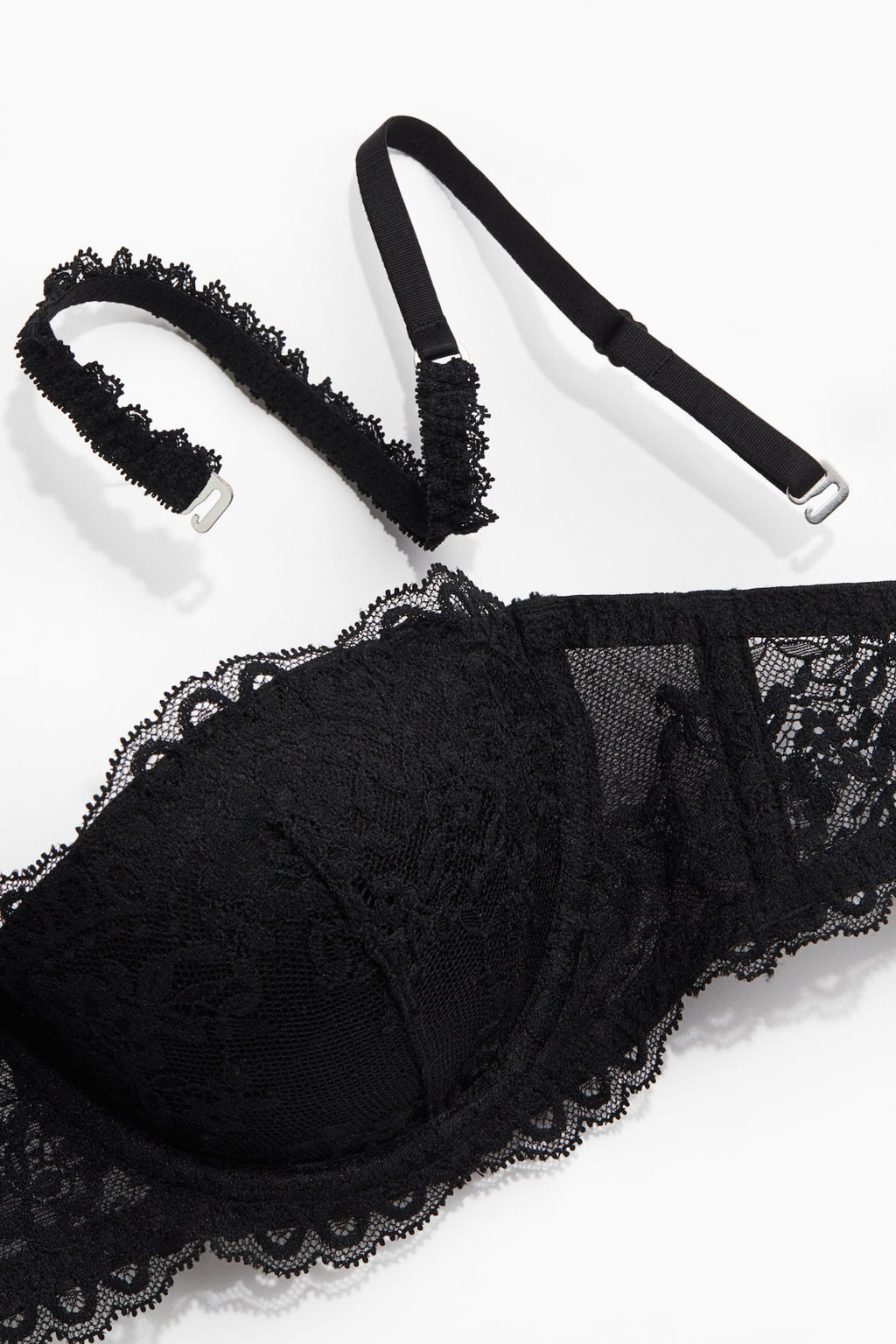 Sujetador balconette acolchado de encaje - H&m фото 6