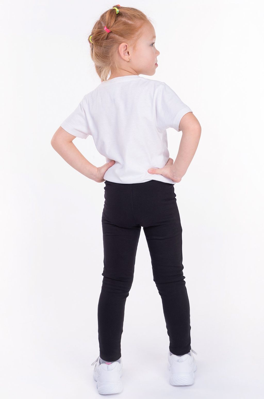 Лосины из футера двухнитки с начесом для девочки Bonito  фото 29