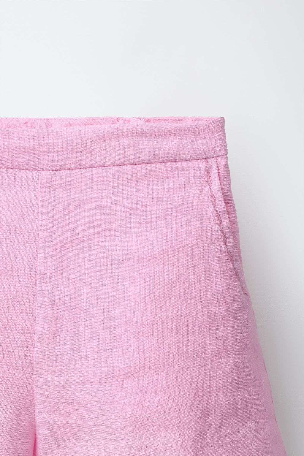 BERMUDA 100% LINO / Rosa - Zara фото 3