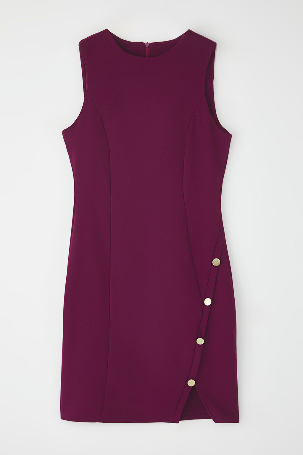 TRENDYOLMILLA Murdum Vucudu Saran Y?rtmacl? Dugme Detayl? Mini Dokuma Elbise TWOSS25EL00214  фото 2