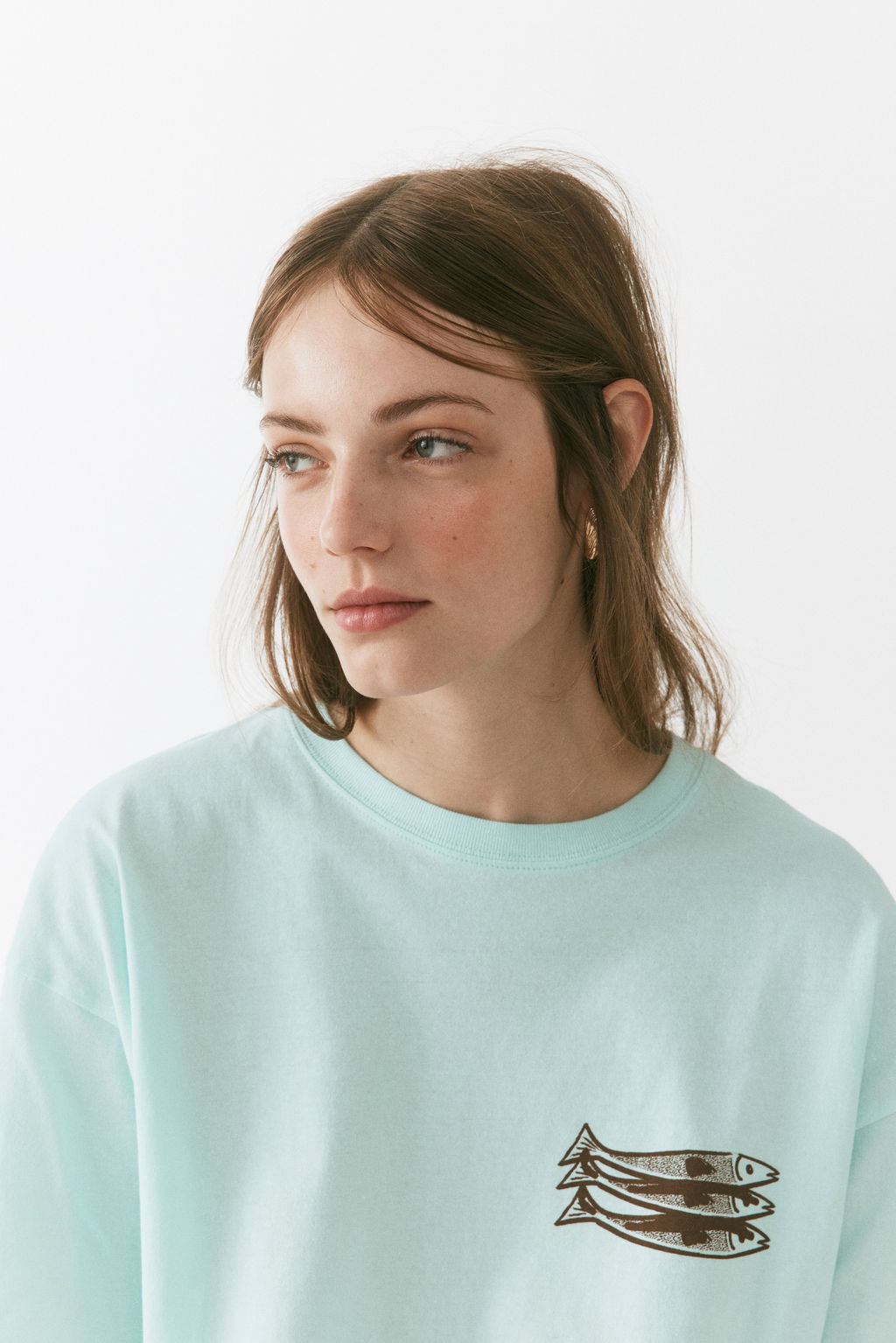 Camiseta oversize estampada - H&m фото 8