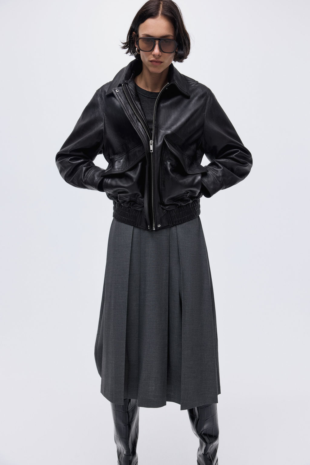 Falda midi tableada - H&m фото 3