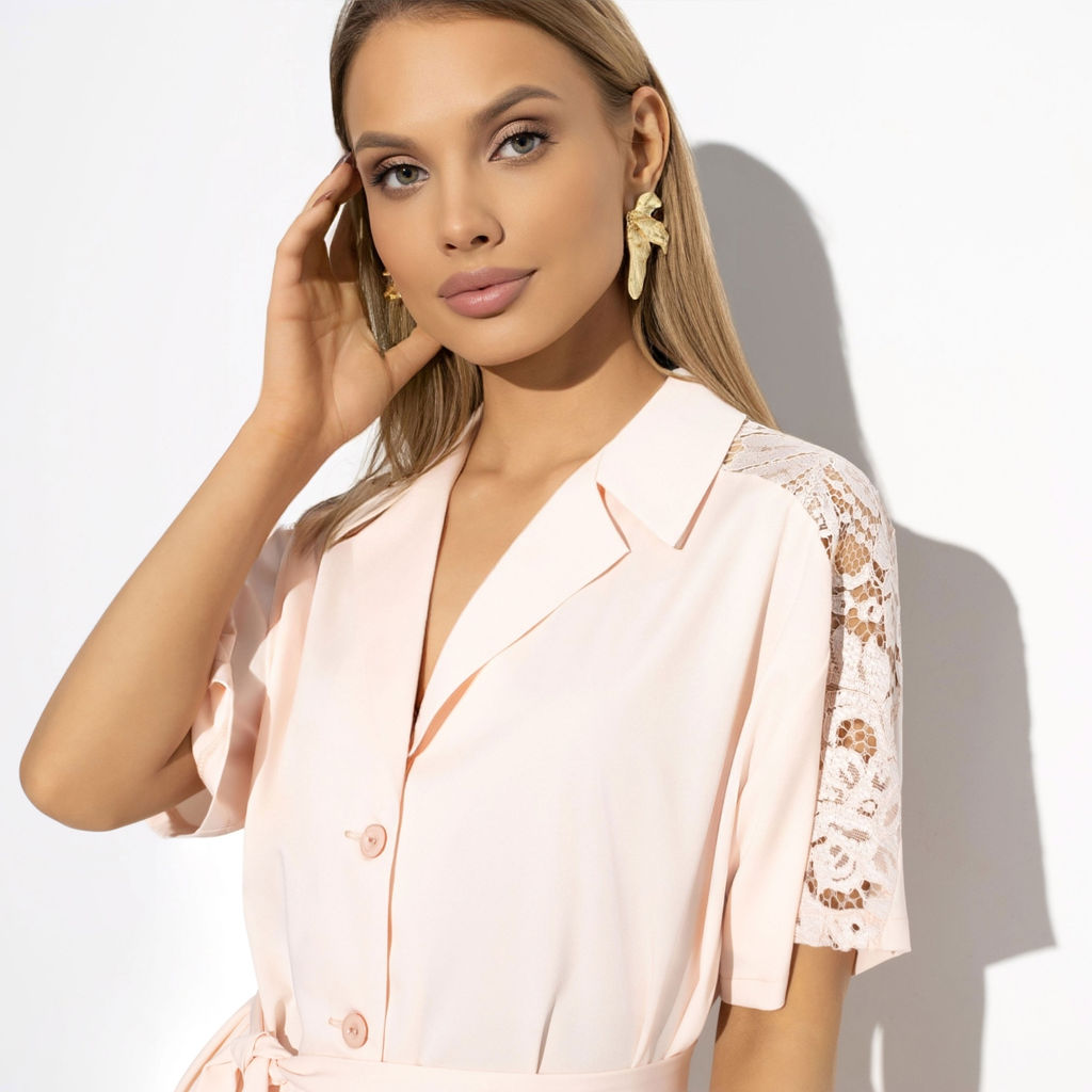 Брючный костюм, Престижная номинация (fashion, 2 в 1, с поясом) - Charutti фото 3