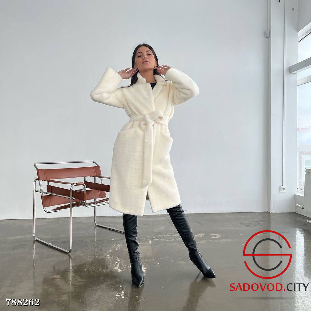 Осенние женское пальто из альпаки - Bruno фото 8