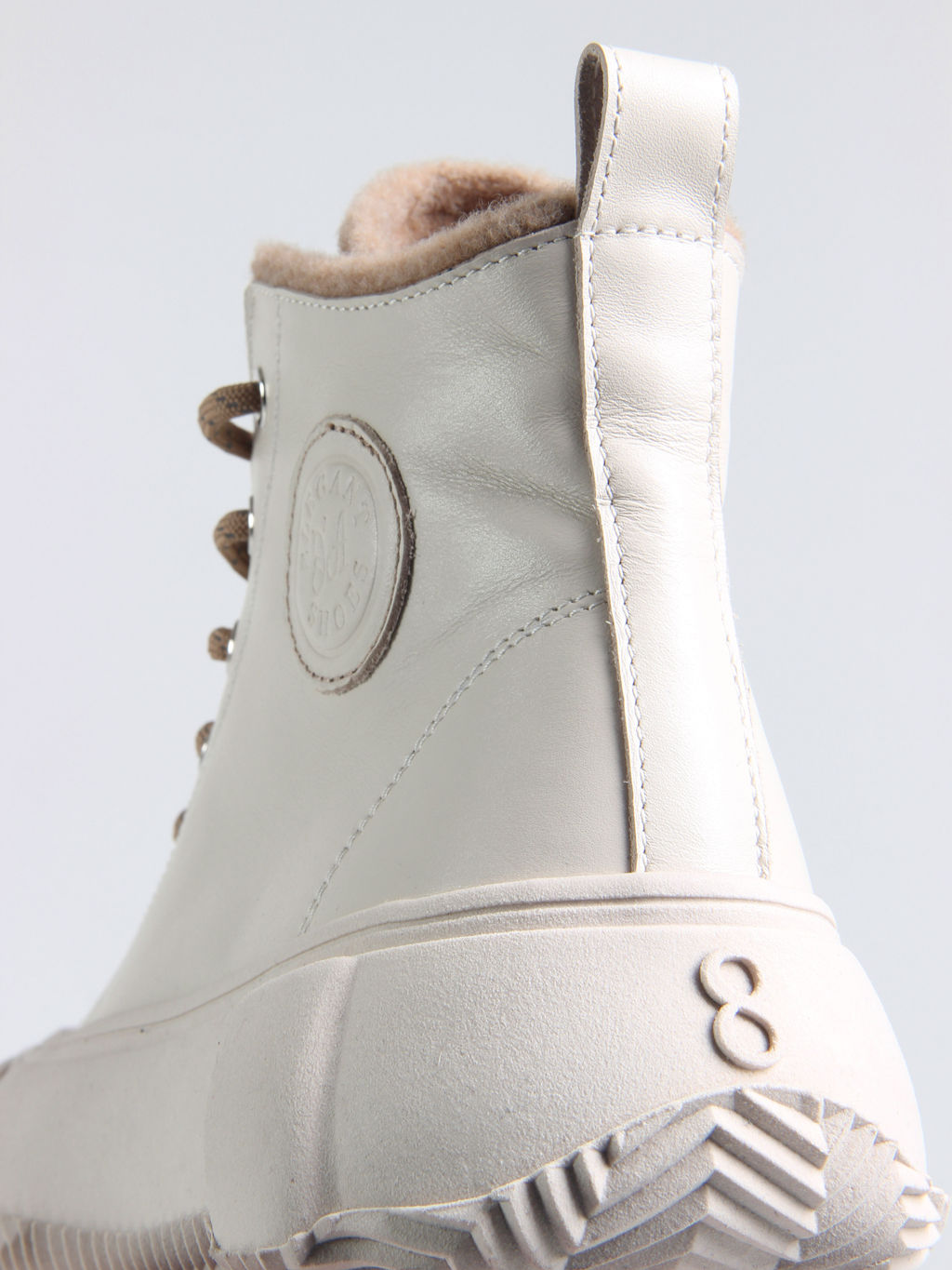 Ботинки 217.PODYUM151be. светло бежевый/Мех