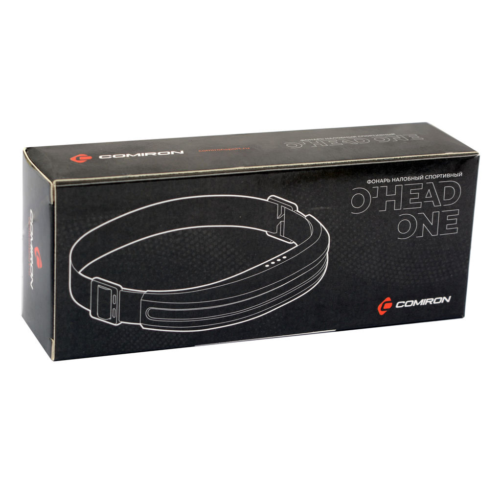 Фонарь налобный спортивный COMIRON OHEAD ONE корпус: жёсткий ABS, IPX5; свет: COB, 400lm; аккум: 1200 mAh, USB Type-C; индикатор, КРАСНЫЙ /уп 100/ - ГалеонТрейд фото 15