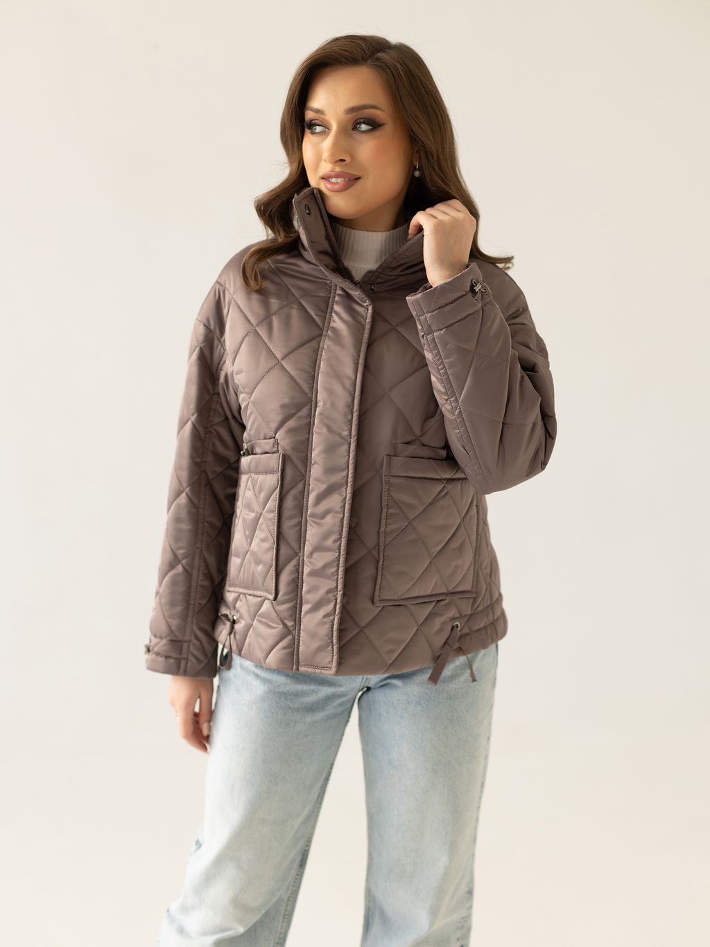 Куртка женская демисезонная 24835 (графит) - Kankan фото 15