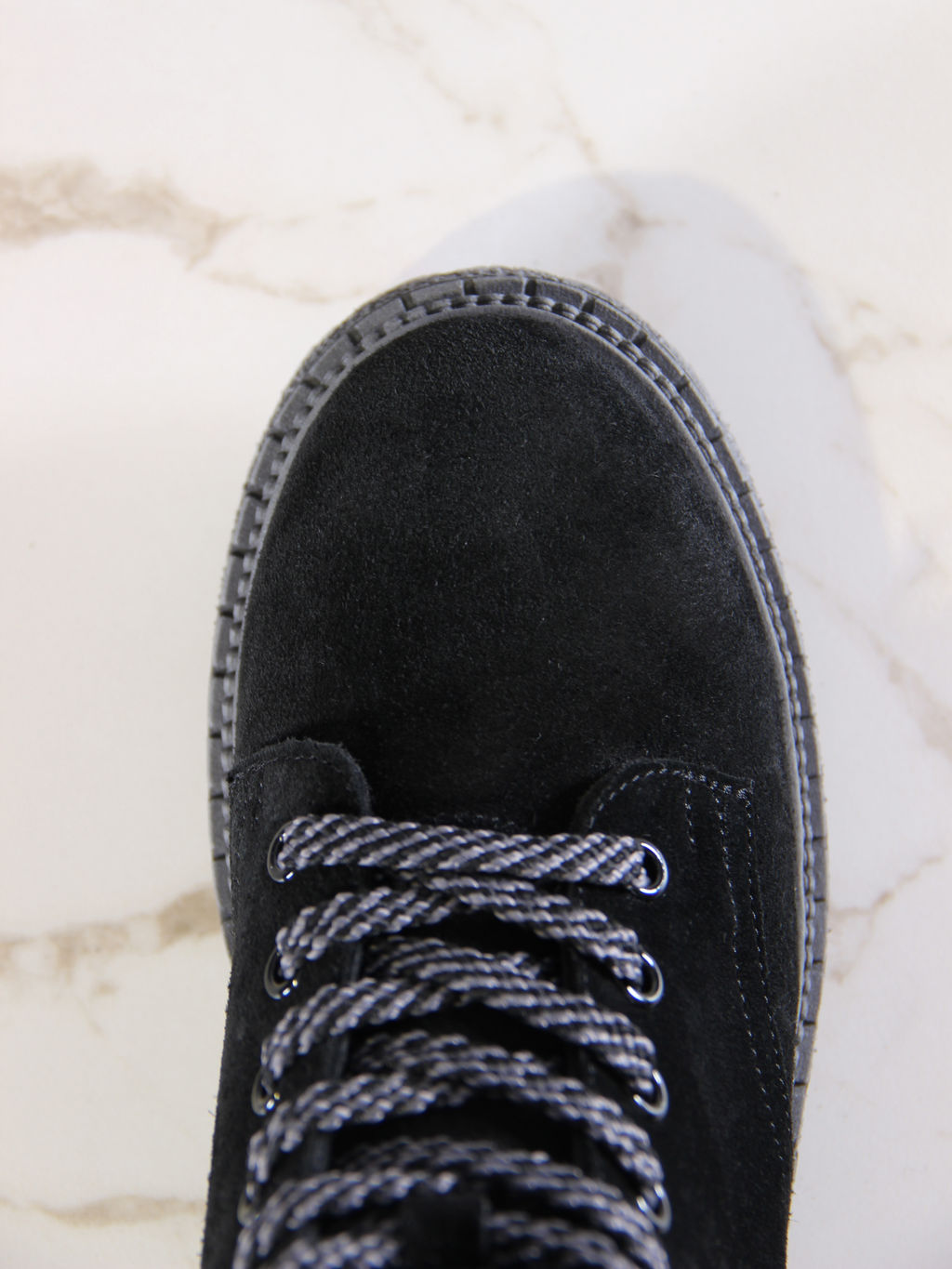 Ботинки EDART 327.22511gr. Черные замша/шерсть фото 5