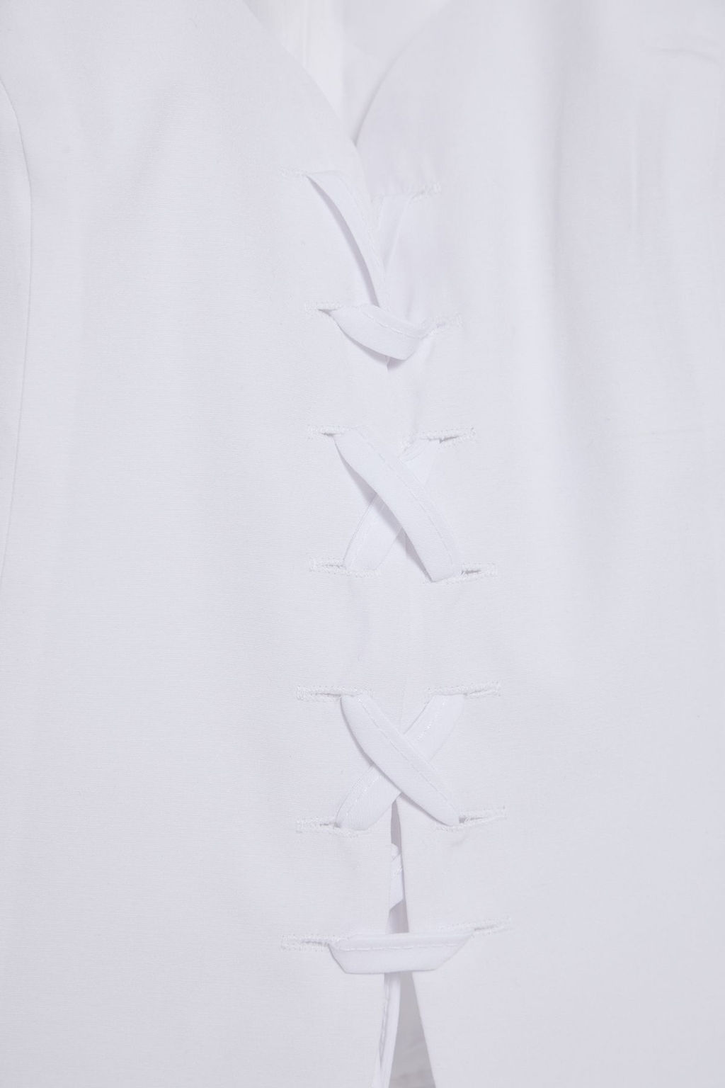 Ekru Ask?l? Onu Baglama Detayl? Bluz Dokuma Bluz TWOSS25BZ00053 - Trendyolmilla фото 7