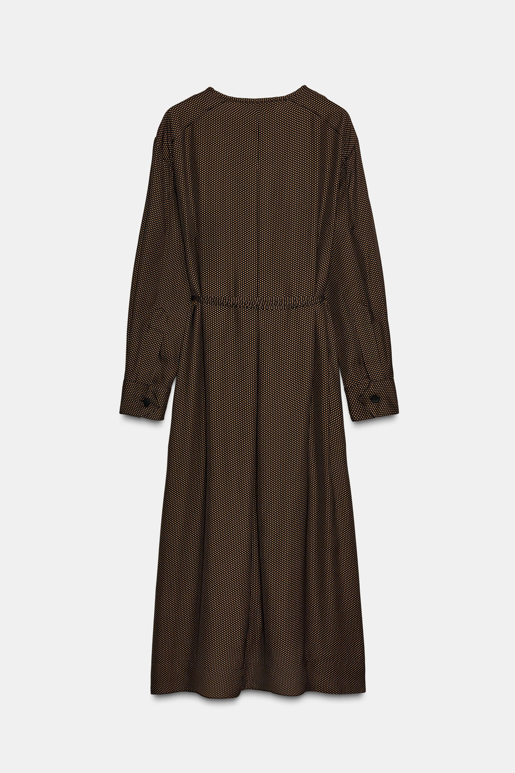 POLKA DOT DRESS WITH BELT ZW COLLECTION - Zara фото 6