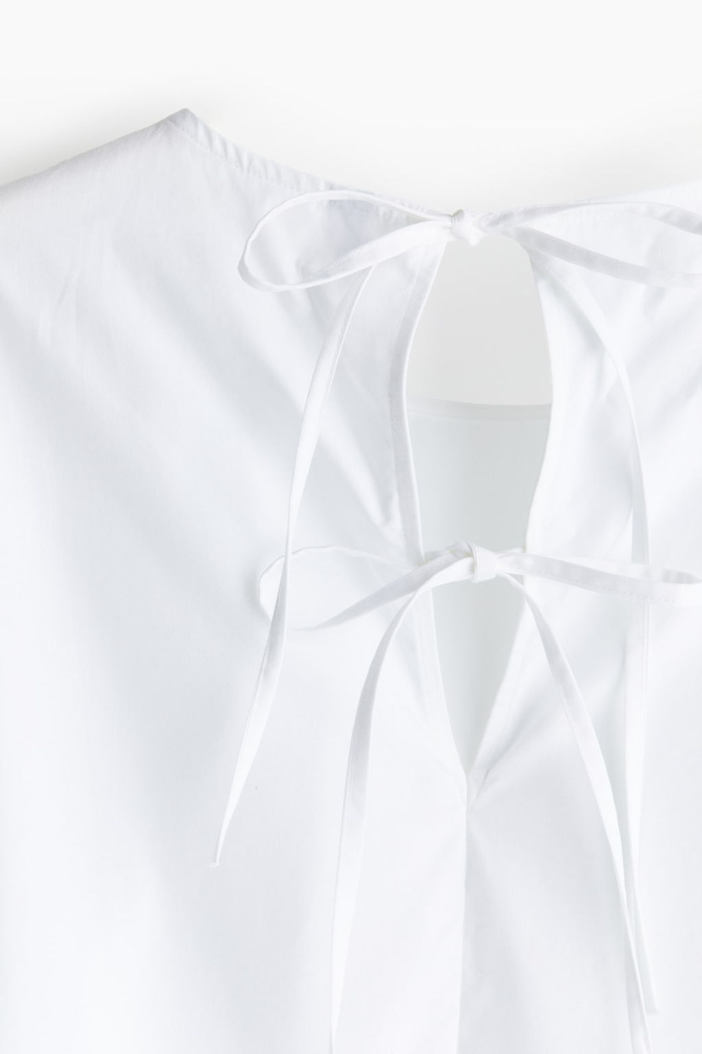 Blusa de algodon con lazadas - H&m фото 5