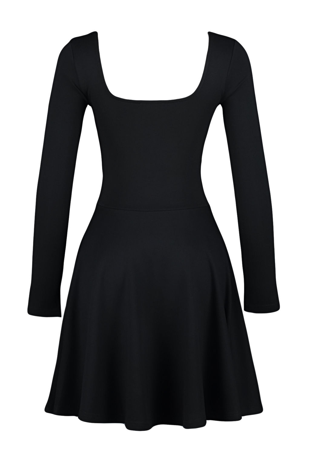 TRENDYOLMILLA Siyah Kare Yaka Etegi F?rf?rl? Bele Oturan Mini Orme Elbise TWOAW24EL00525 фото 9