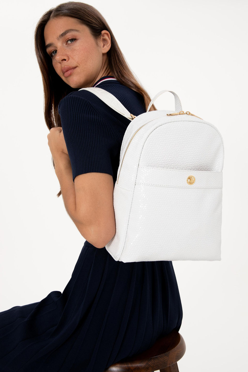 Kad_n Beyaz _anta Sepette S_rpriz _ndirim - U.s. polo assn фото 2