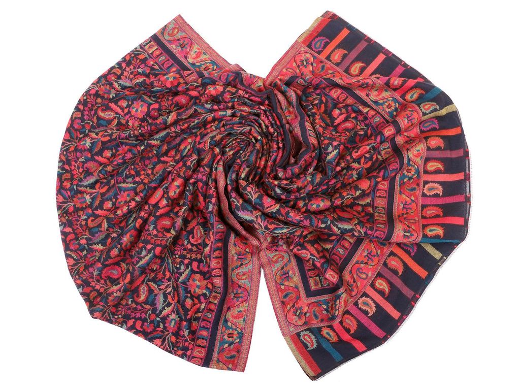 Палантин широкий шерсть 100% Тк4400/19