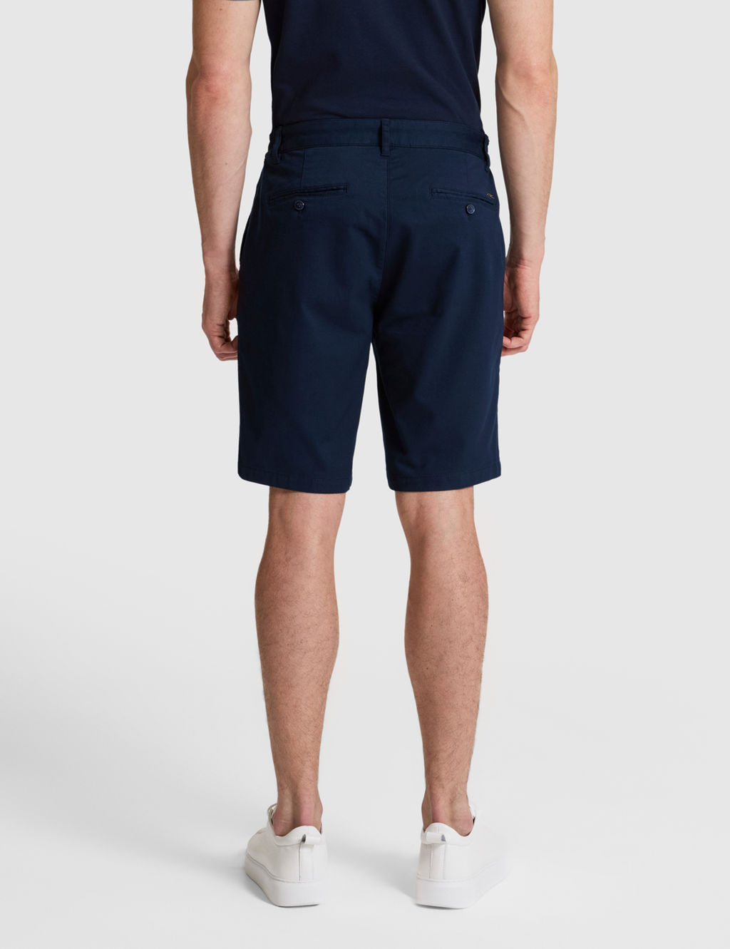 Lacivert Slim Fit Dokuma _ort
