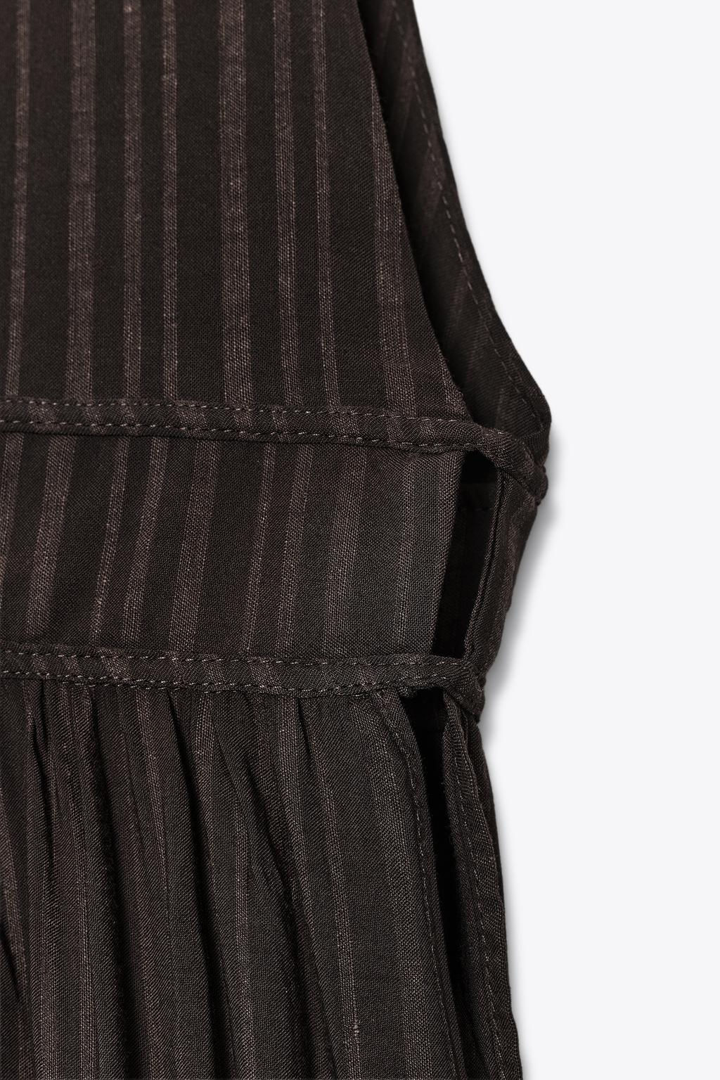 STRIPED LONG WAISTCOAT - Zara фото 4