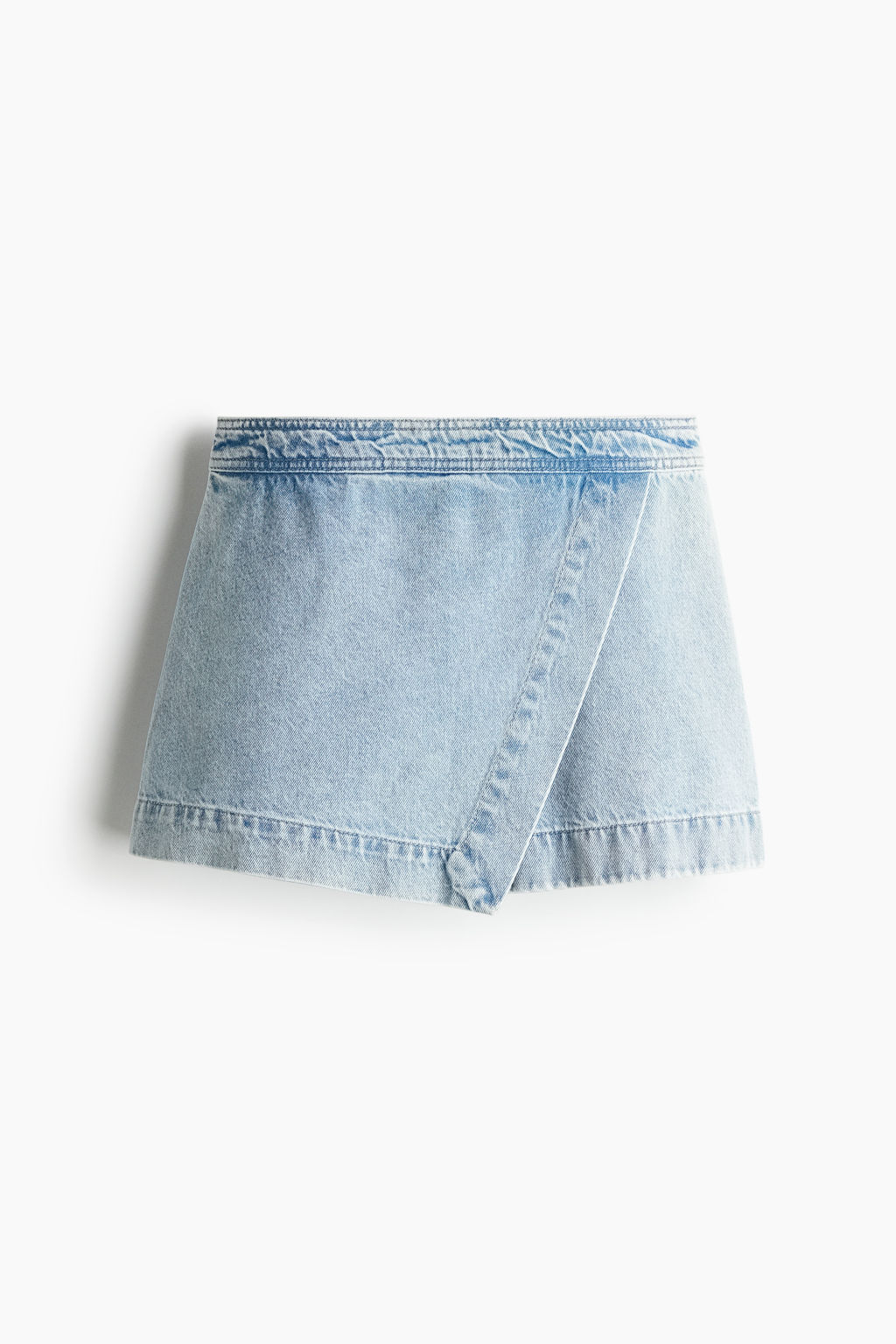 Falda pantal?n cruzada en denim - H&m фото 3