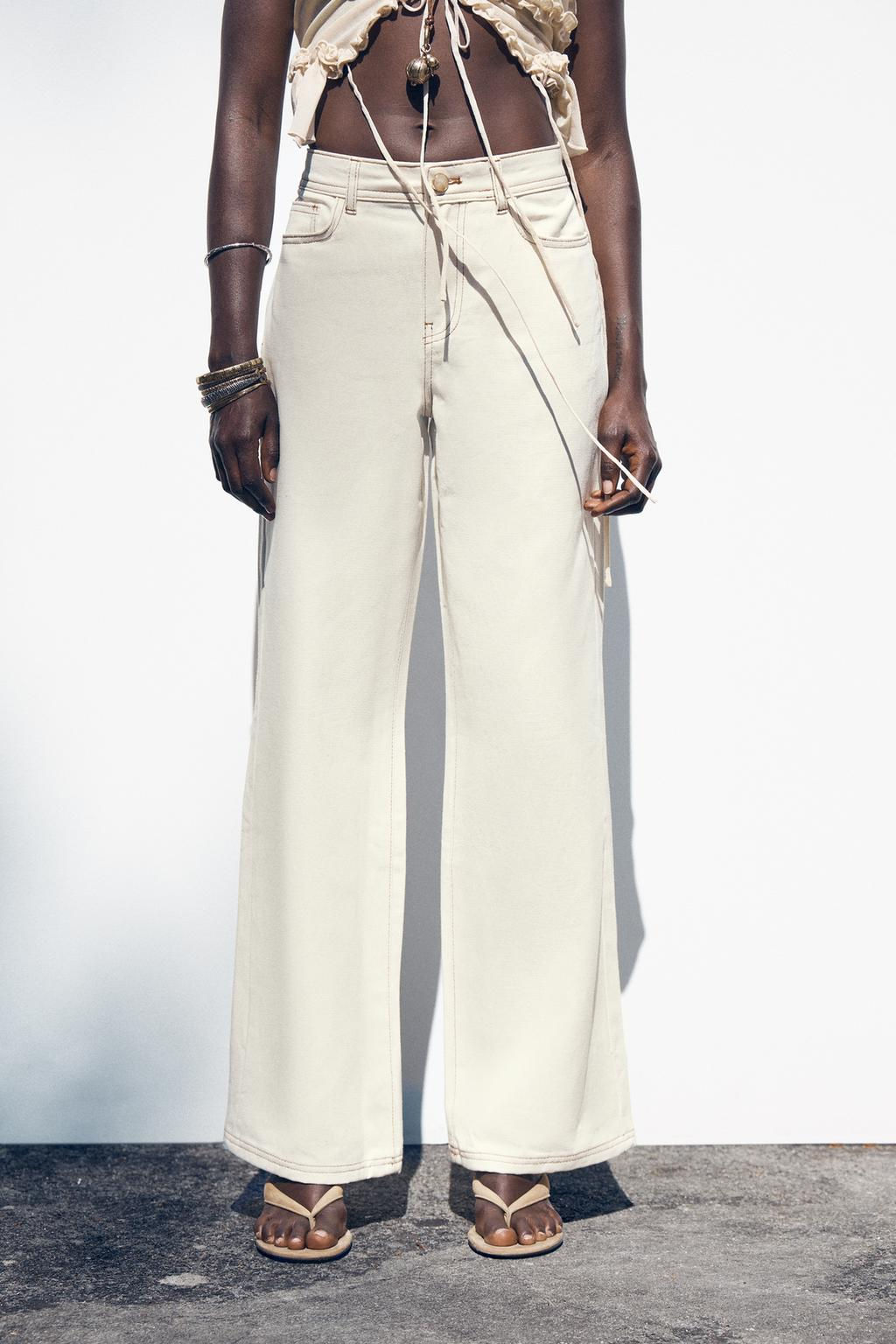 Z1975 HIGH-WAIST WIDE-LEG JEANS - Zara фото 3
