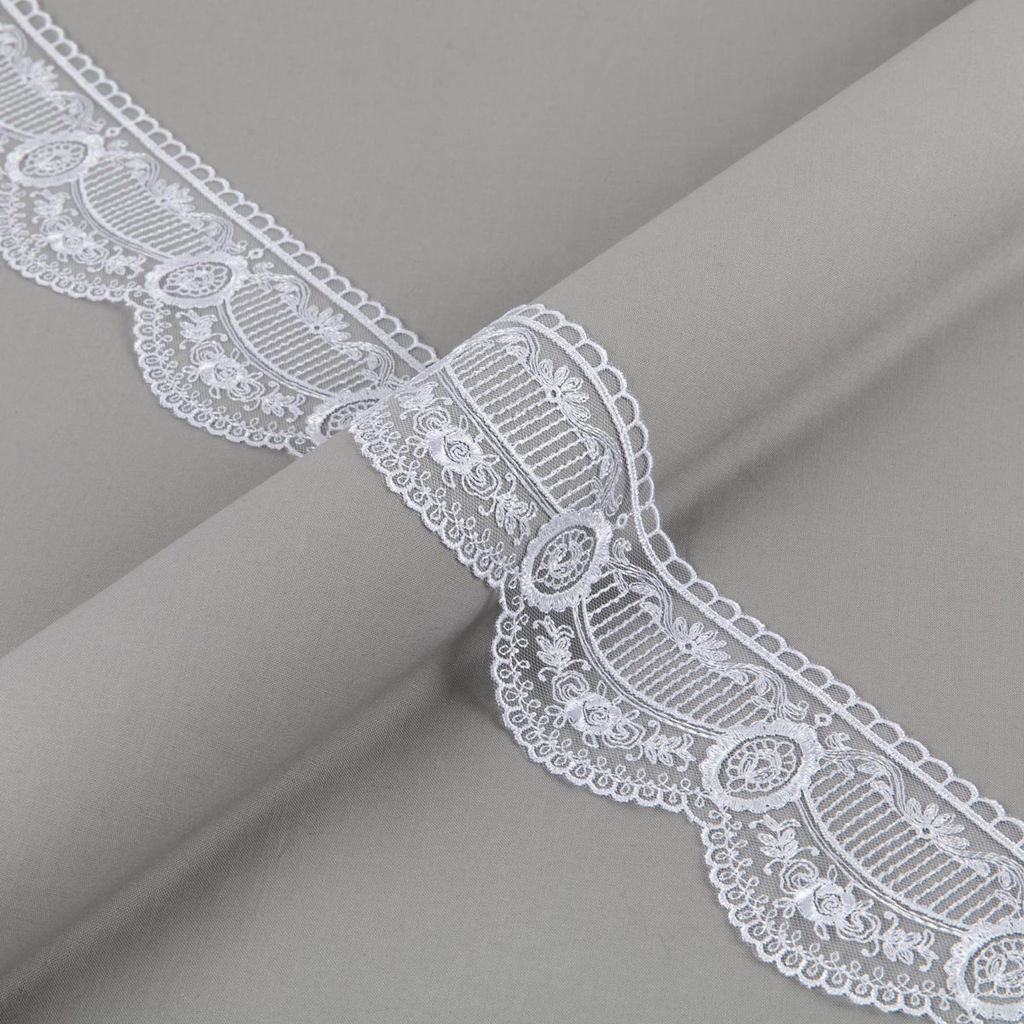 Кружево Gamma сетка 71 мм GKM-7101 в пакете 8.8 м 0.2 Турция