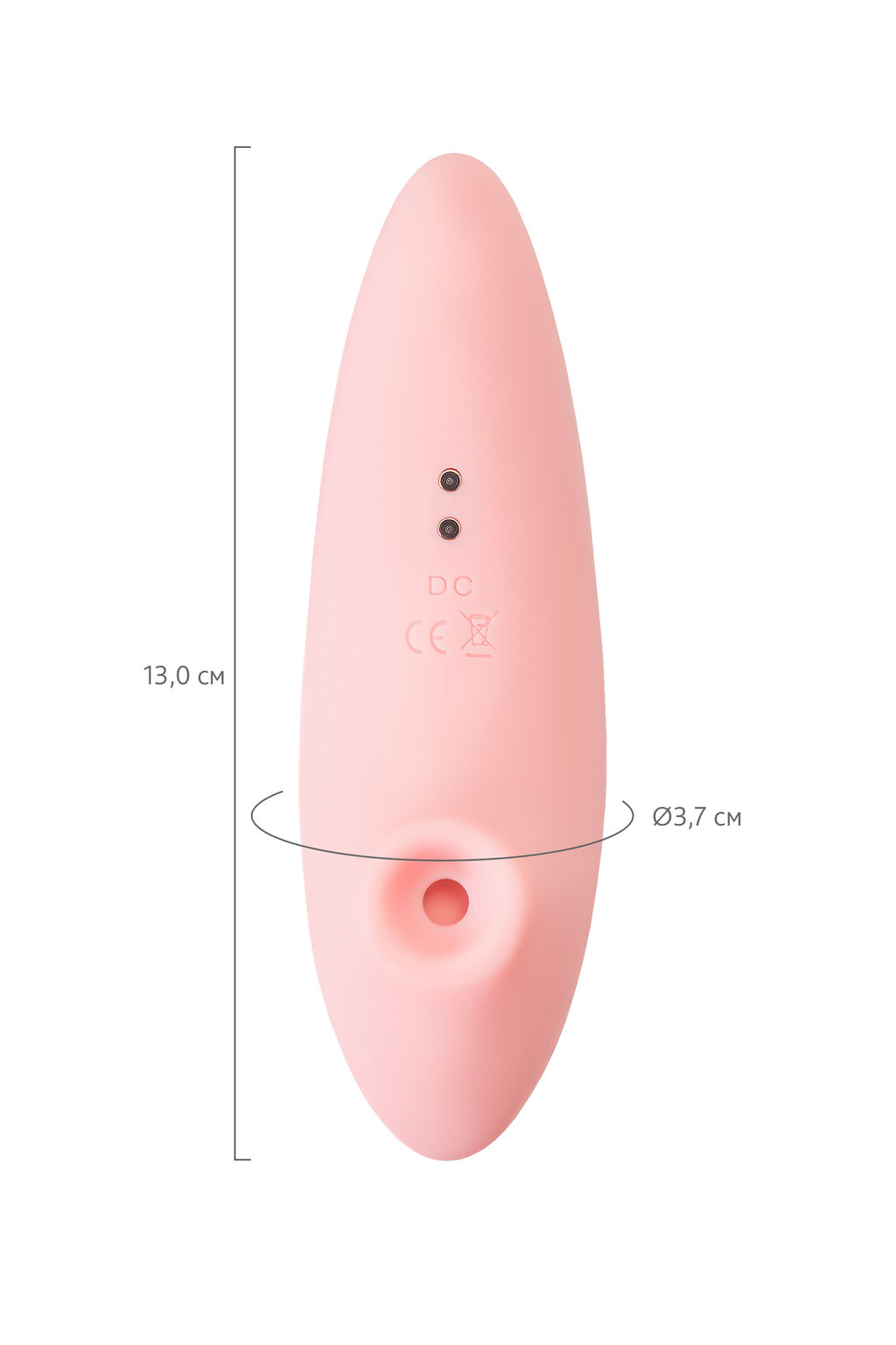 Вакуумный стимулятор Flovetta Lily, силикон, розовый, 13 см - Flovetta by toyfa фото 8