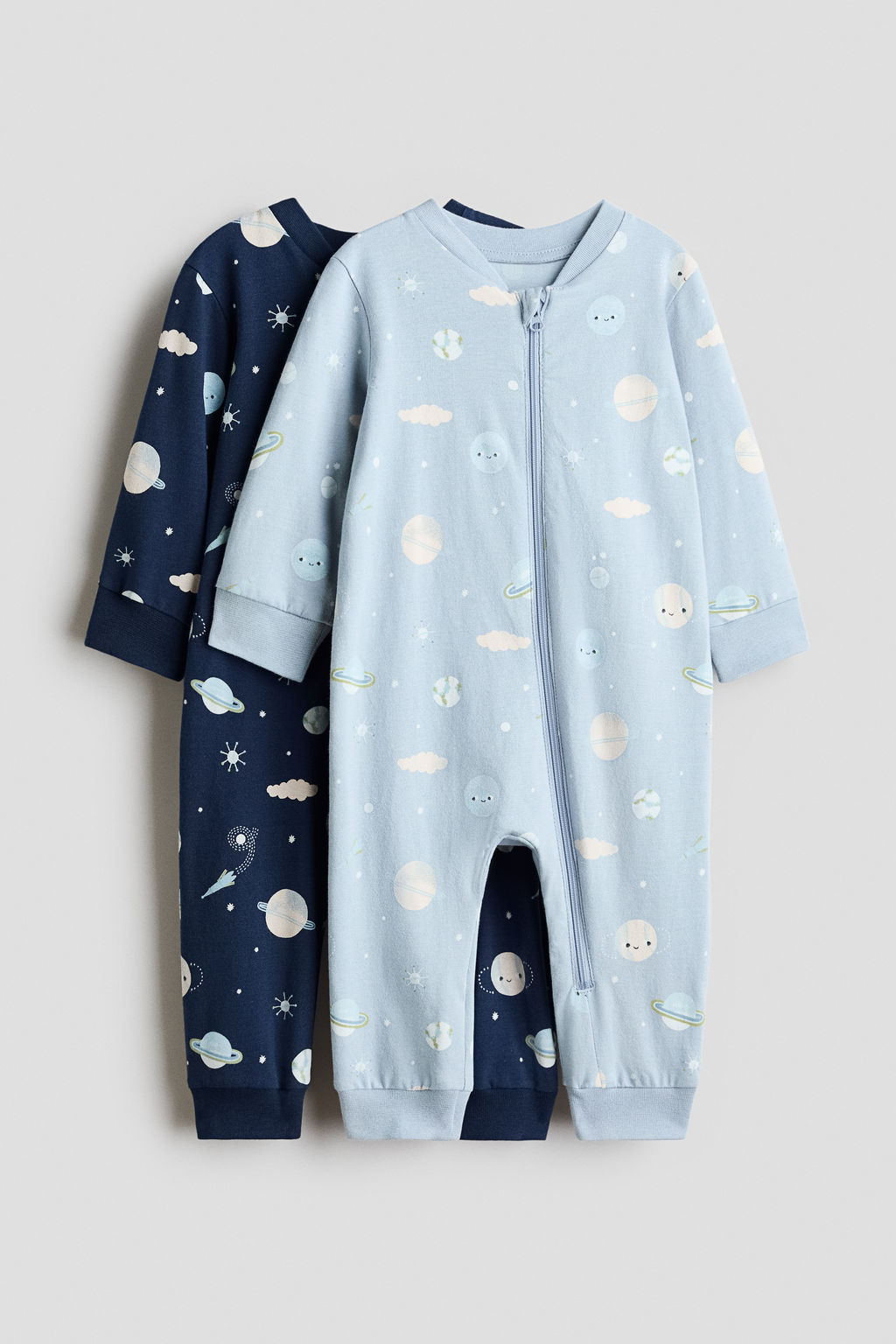 Pack de 2 pijamas enteros con estampado