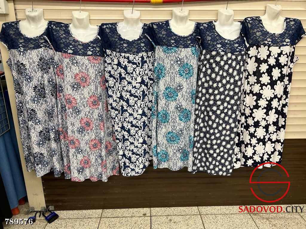 Летнее платье в цветочек