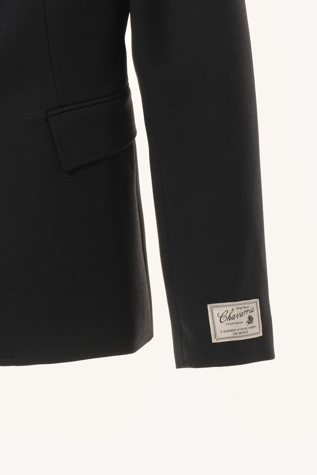 BLAZER ENTALLADA HOMBRERAS CON LANA WILLY CHAVARRIA X ZARA / Negro  фото 6