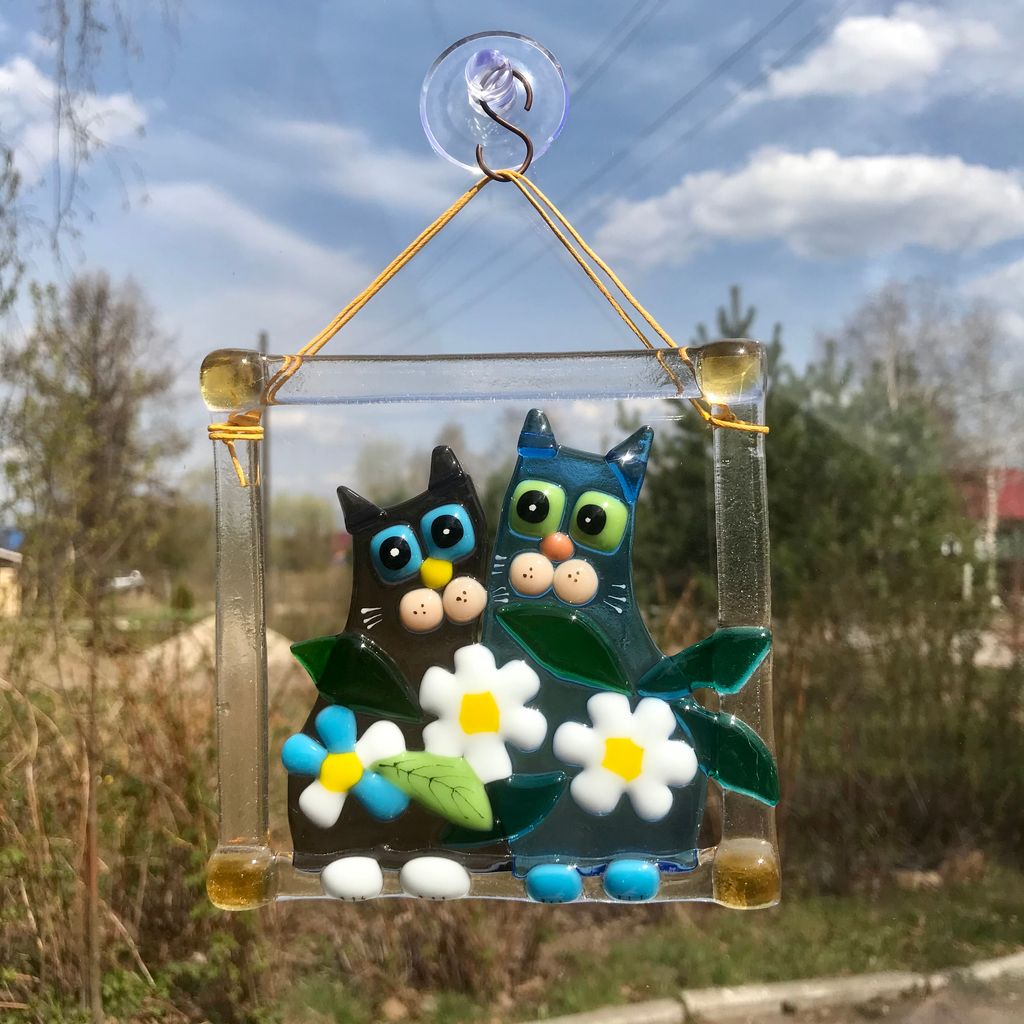 Панно Коты в ромашках - Стрекоза фото 4