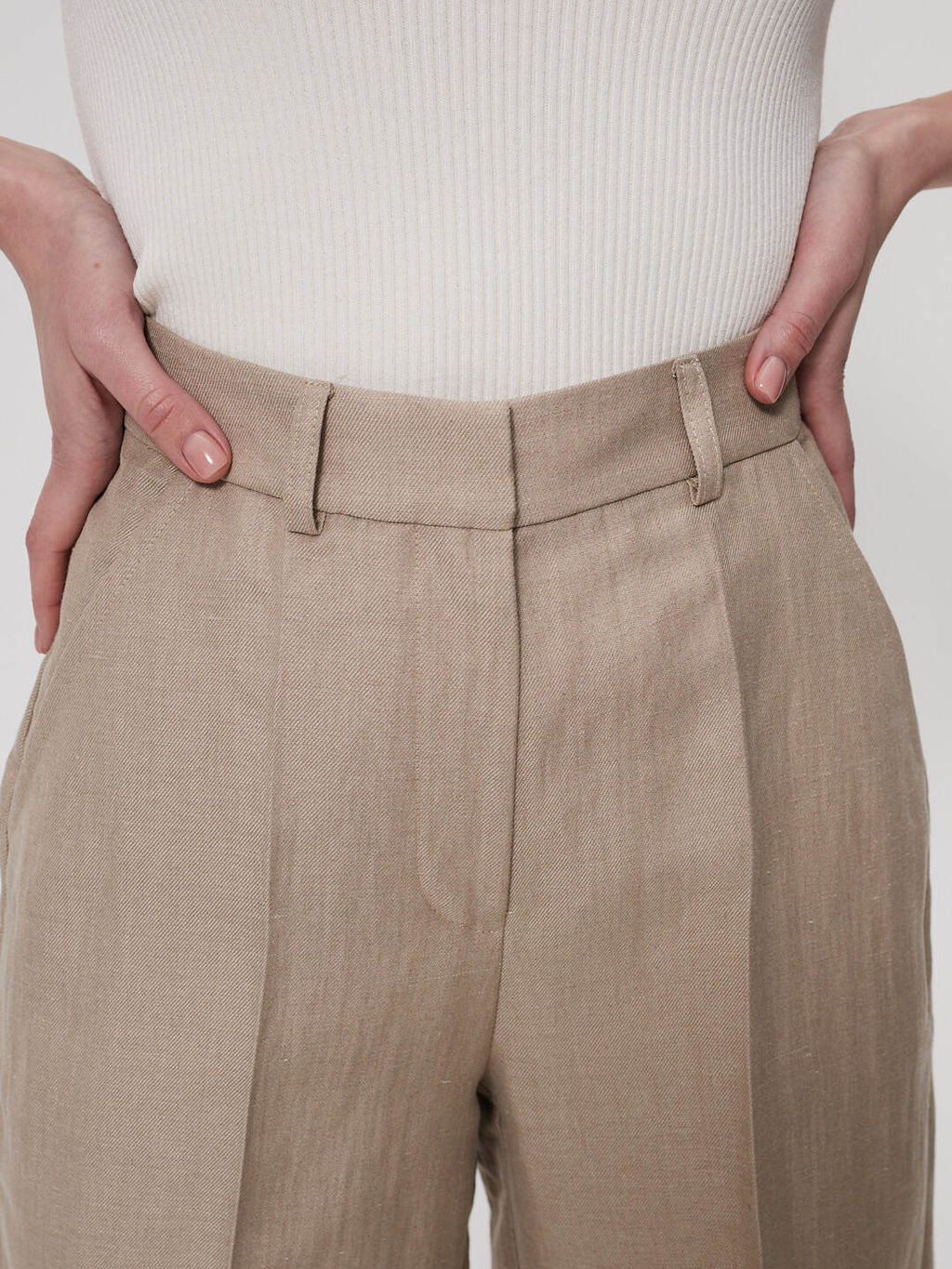 Шорты 322.090057/бежевый - Seven senses фото 4