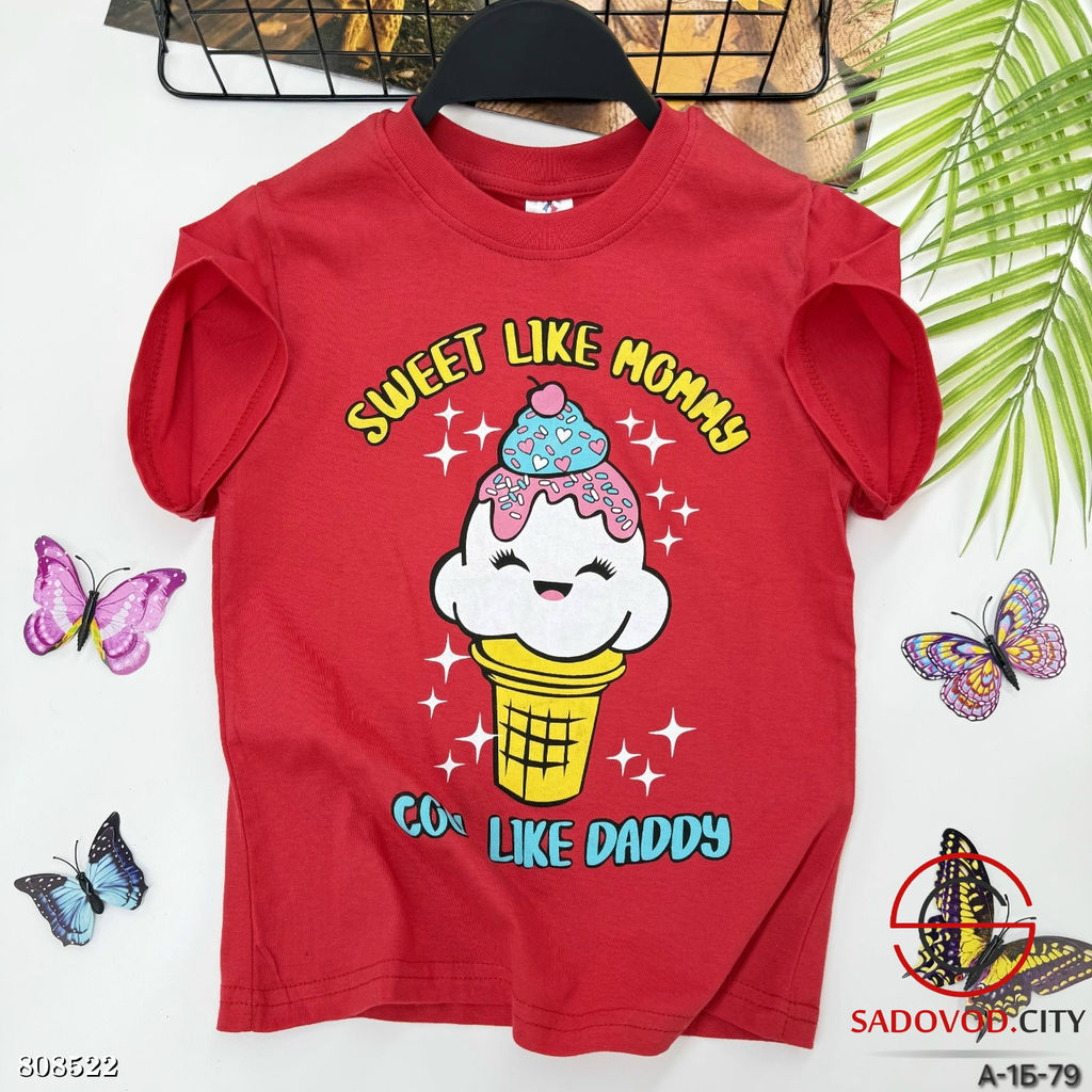 Футболка для девочки, хлопок