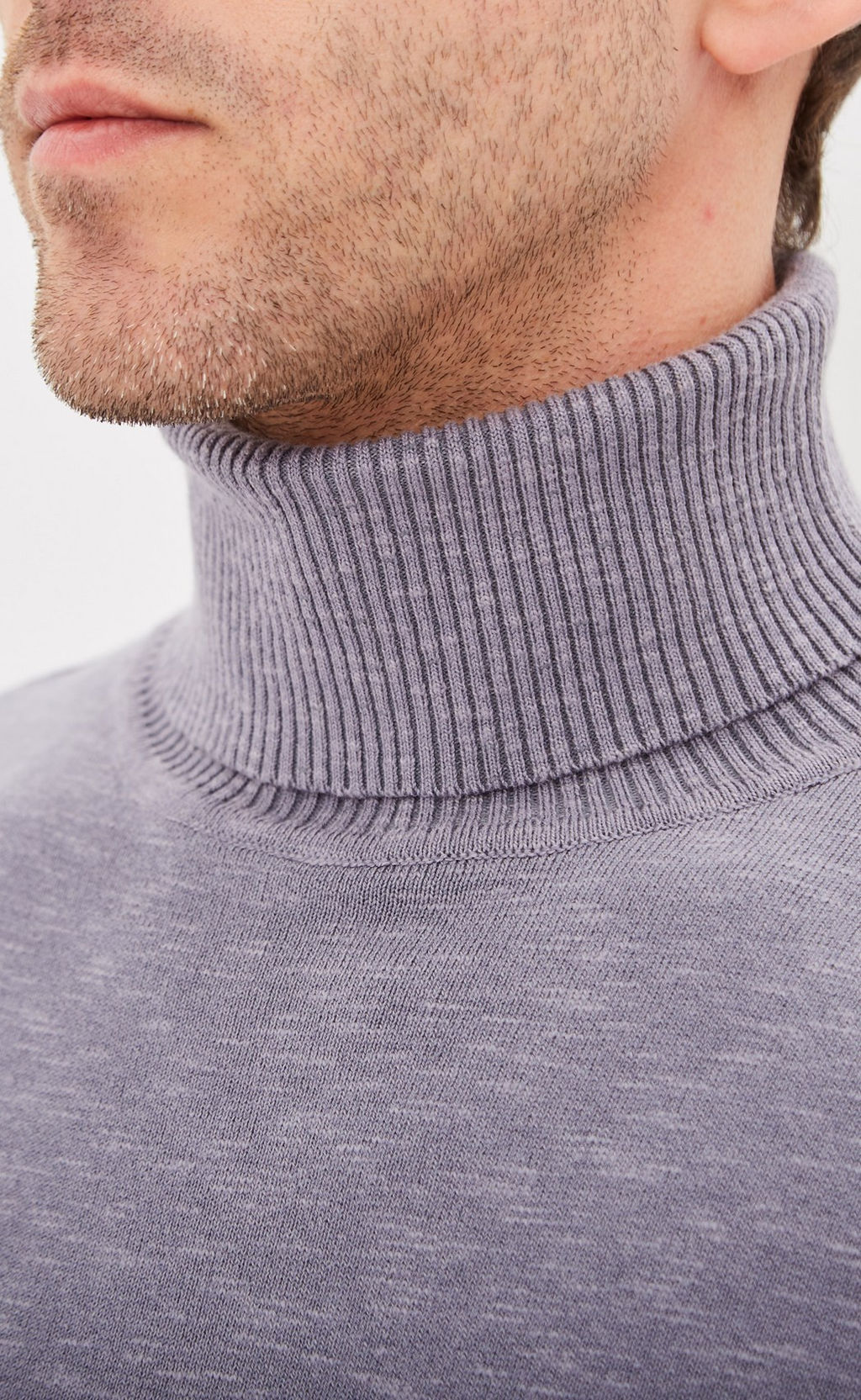 Водолазка F021-15608 grey melange - Fine joyce фото 6