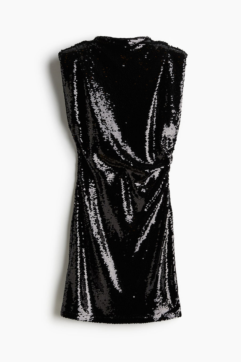 Vestido de lentejuelas con hombreras - H&m фото 7