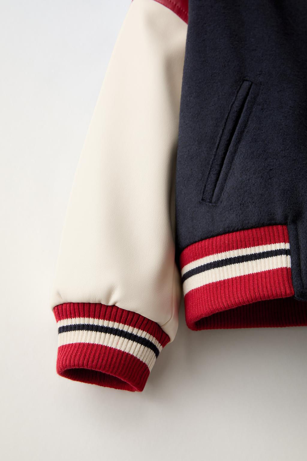 VARSITY BOMBER JACKET - Zara фото 6