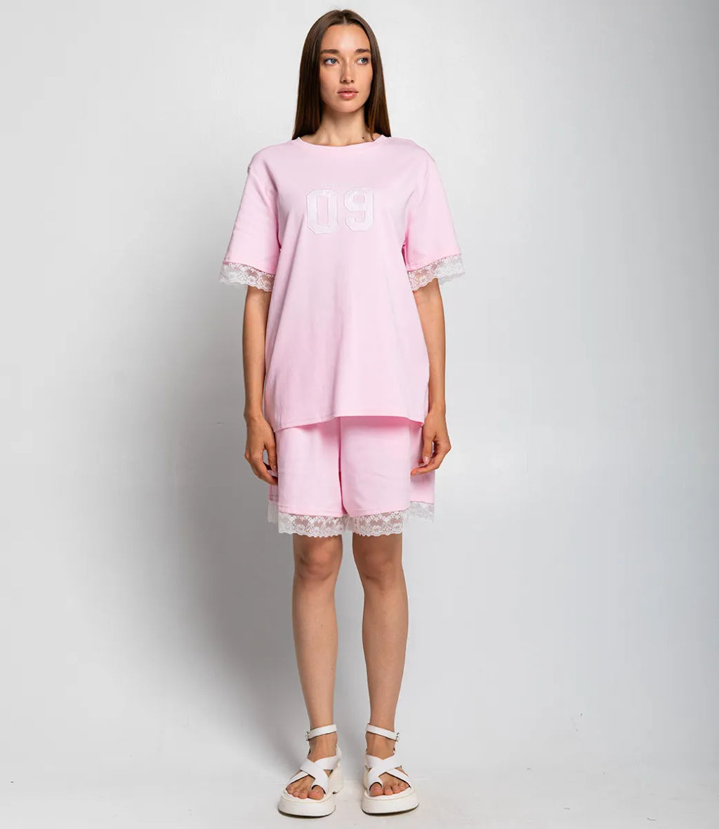 Костюм #КТ38-8, светло-розовый