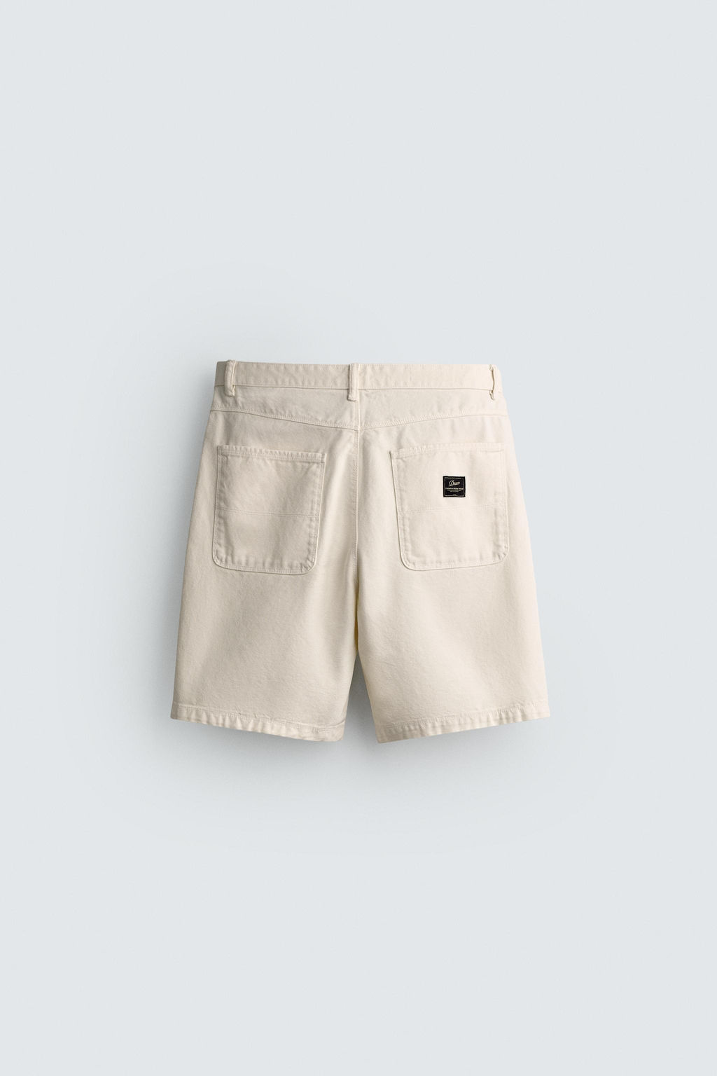BERMUDA STRAIGHT FIT BOLSILLOS / Blanco - Zara фото 8